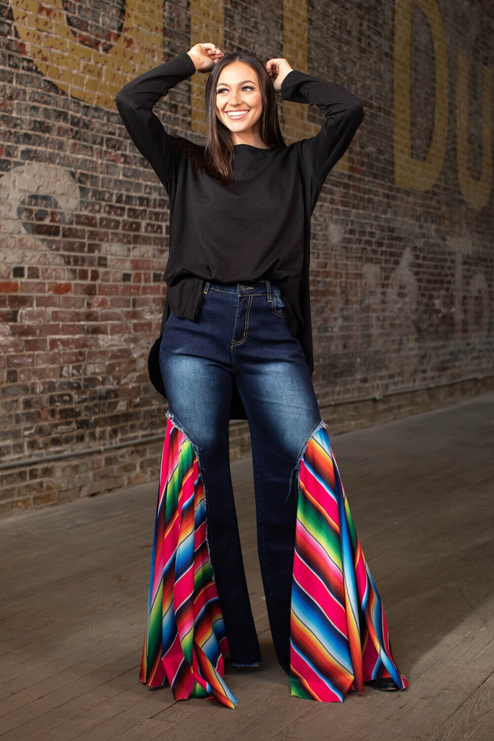 Serape clearance bell bottoms