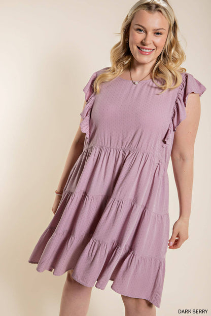 Cap Sleeve Gypsy Dress (+)