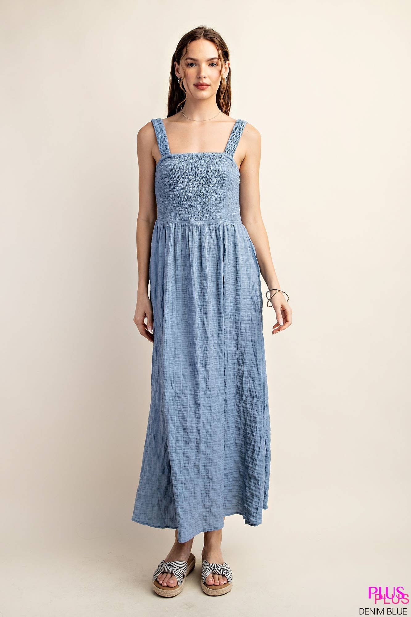 Cowgirl Blue Gypsy Dress (+)