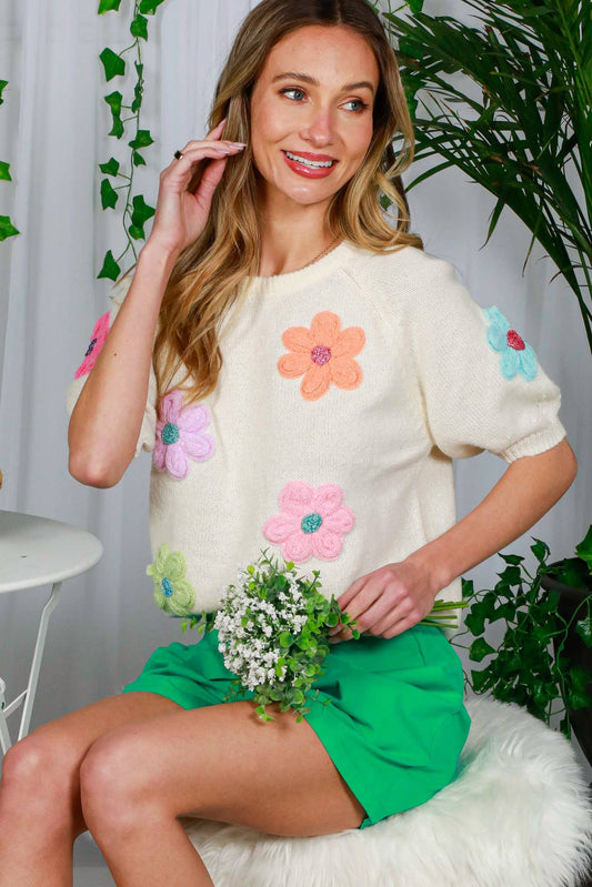 Flower Power Gypsy Sweater