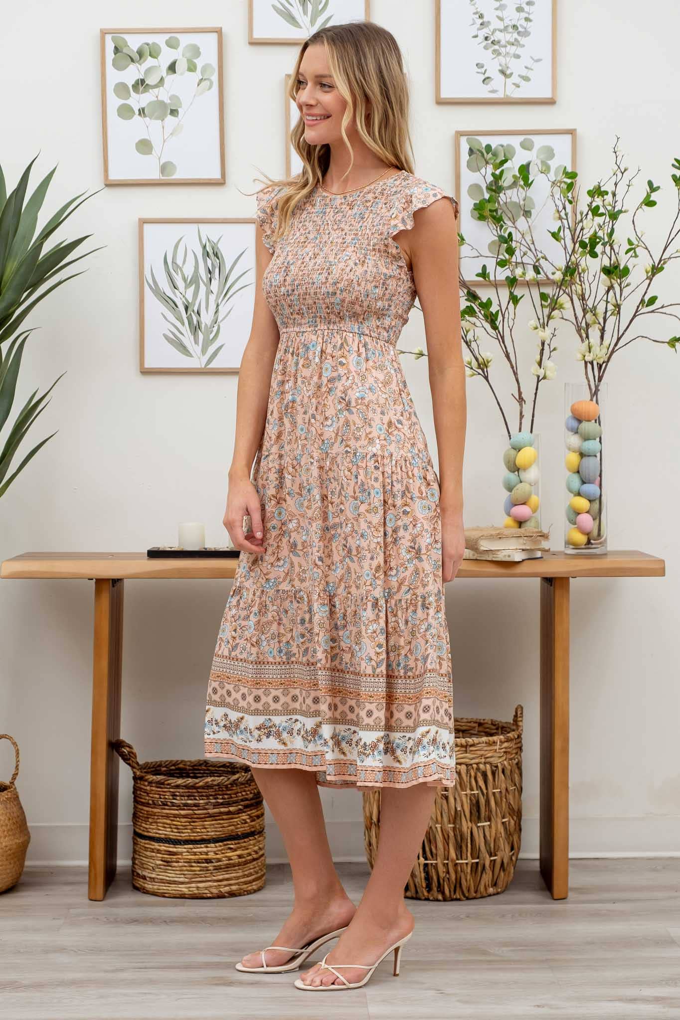 Wild Flower Gypsy Dress