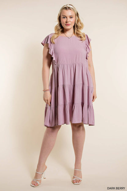 Cap Sleeve Gypsy Dress (+)