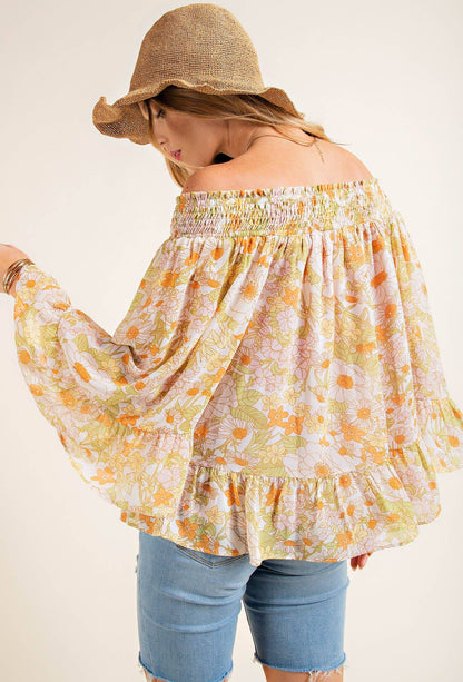 Soft Chiffon Gypsy Top