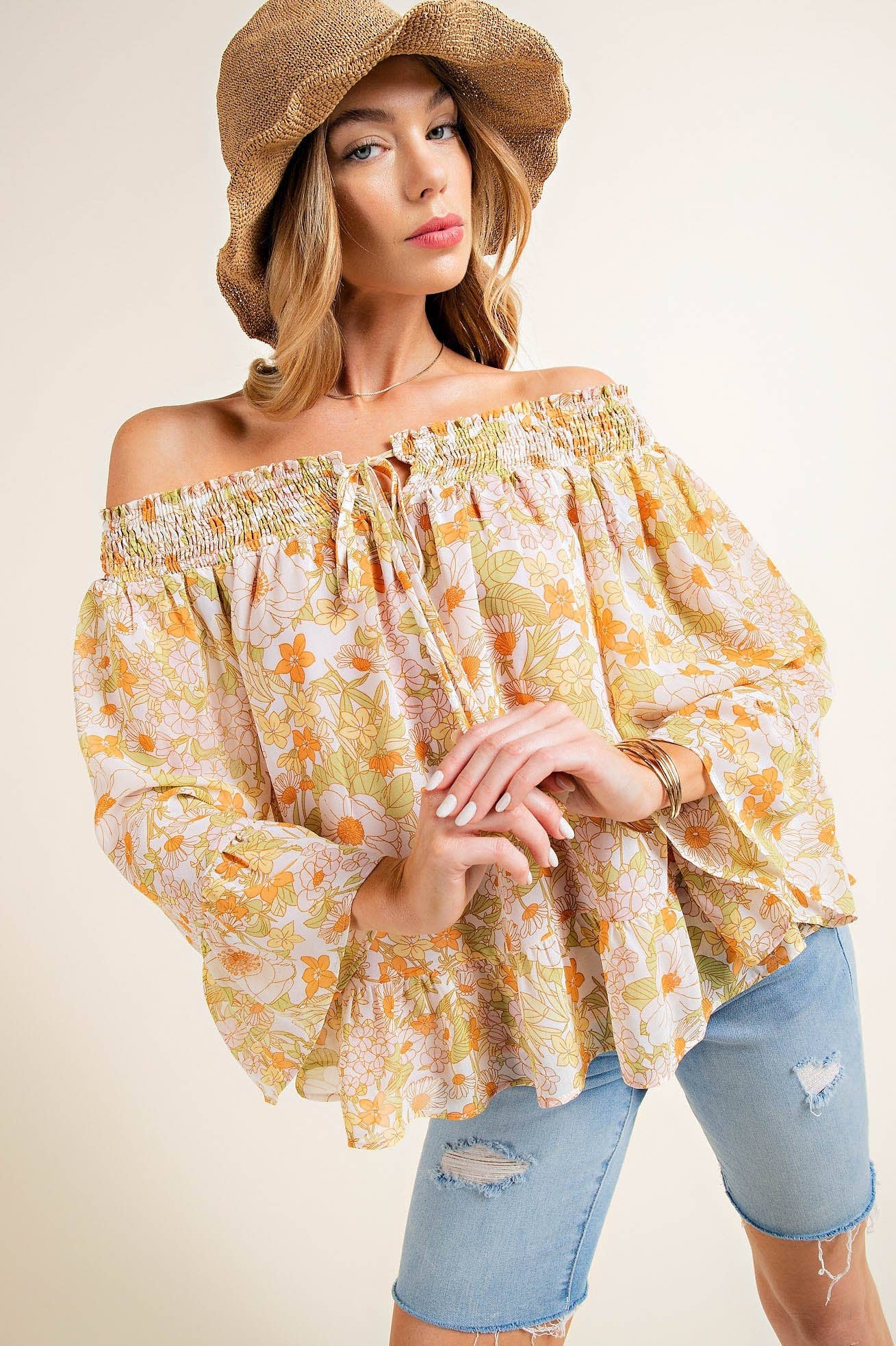 Soft Chiffon Gypsy Top