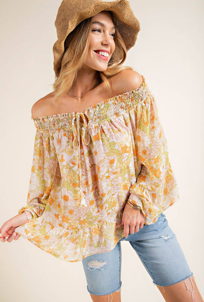 Soft Chiffon Gypsy Top